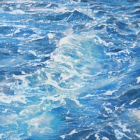 山下千里  「flow」  26.8×33.3cm（変形4号）  　Yamashita  Chisato