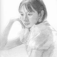 小野月世  「夢見て」 4号　　Ono  Tsukiyo  「Dreaming」 (33×24cm)