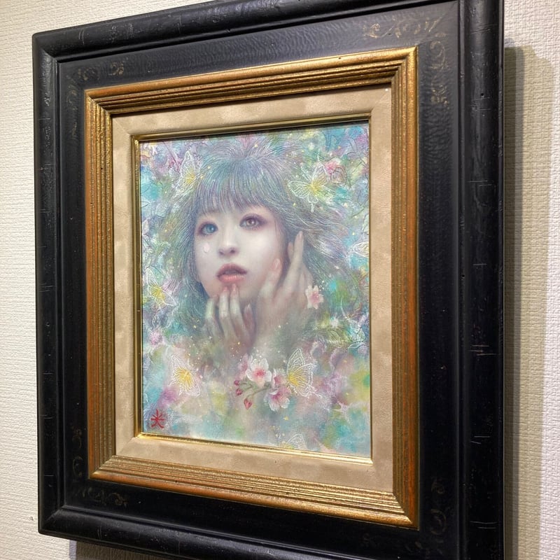 松林誠　油絵【朝の光】 松林誠 油絵【朝の光】