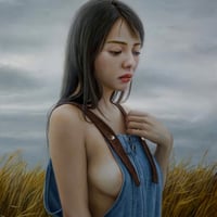 松林 淳  「名残り」  F6号　Matsubayashi  Atsushi   「Remnant」  (41.0×31.8cm)