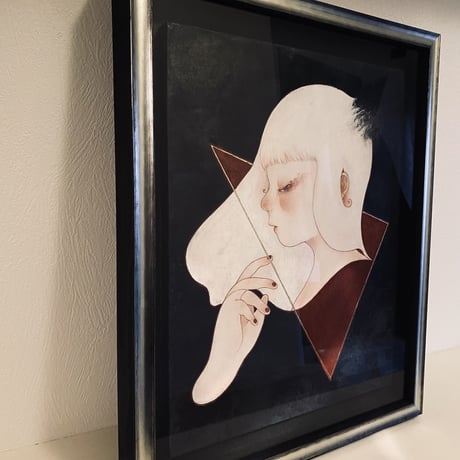 青木香織「光 線」38×30cm 　　Aoki  Kaori　「light ray」　 38×30cm