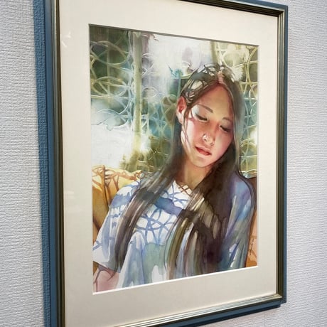 松林 淳  「忘却の彼方から…」  F6号　Matsubayashi  Atsushi     (41.0×31.8cm)