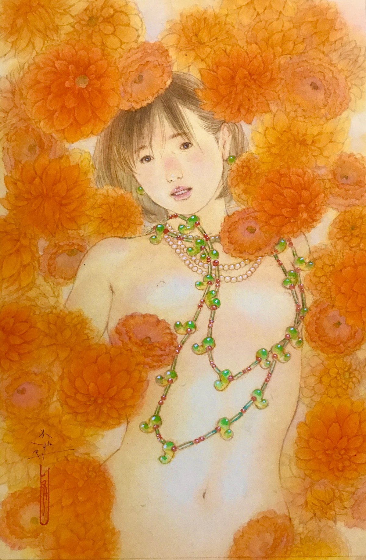 mitukiさま専用（原画）懐かしい彩りの時間 ほか　11点おまとめ 松平一民 「ミツハ」 P6号 Matsudaira Kazutami 41.