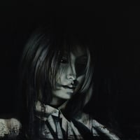 尾崎里樺「border line」  F6号　 Ozaki  Satoka    31.8×41.0cm