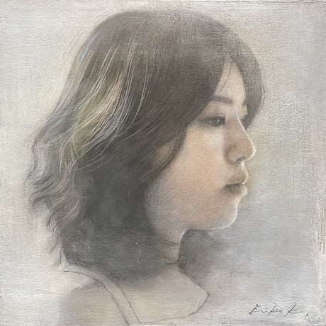 粉川江里子　「アジアンタム」 S3号      Kokawa  Eriko   「asianatum」 (27.3×27.3cm)