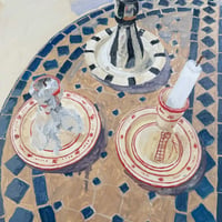 宮田みな美　「Chandelier」 F6号　Miyata  Minami   (41.0×31.8cm)