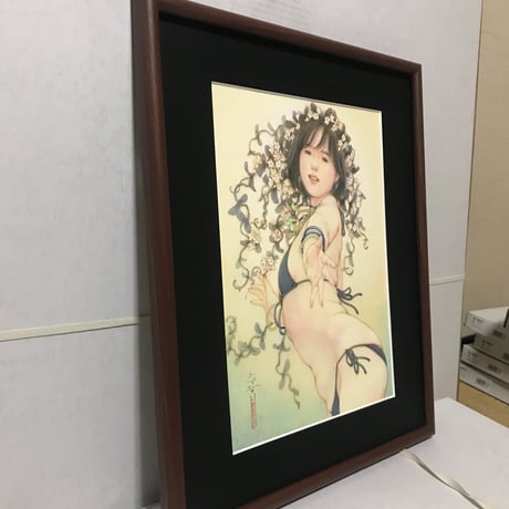 松平一民   「夏高津日」  F4号    Matsudaira Kazutami    33.3×24.2cm
