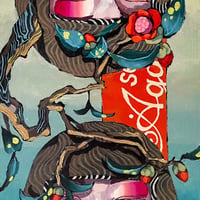 荒木名月 「君に似た罅」  F4号　Araki  Natsuki　(33.3×24.2cm)