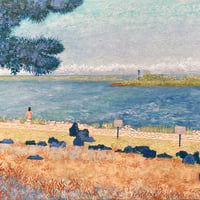 石倉文　「向こうがわ」   A4          Ishikura Aya   (22.1×31.2cm)
