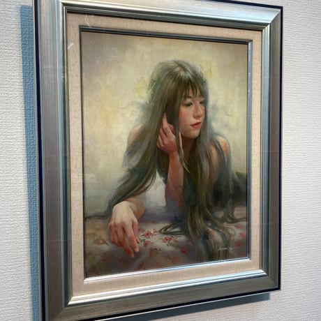 松林 淳  「仄かな余韻」  F6号　Matsubayashi  Atsushi     (41.0×31.8cm)
