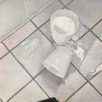 松崎夏実   「VesselⅡ」 S3号     Matszaki  Natsumi   (27.3×27.3cm)