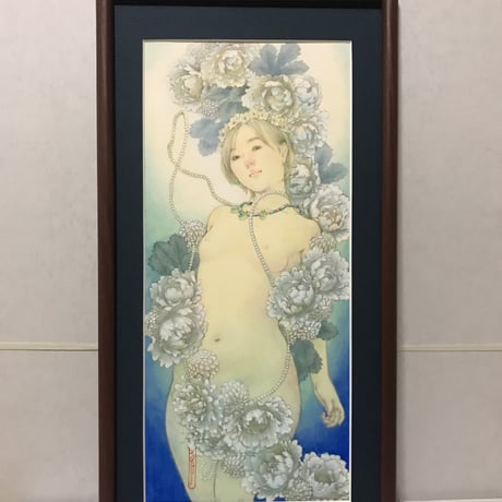 松平一民   「宗像タゴリヒメ」  52.0×19.0cm    Matsudaira Kazutami
