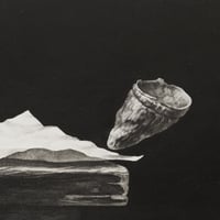 伊藤大悟「卓上の破片《山岳にて》」F0号　  Ito Daygo   「Tabletop fragment “In the mountains”.」　(14.0×18.0cm)