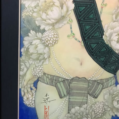 松平一民   「宗像イチキシマヒメ」 52.0×19.0cm    Matsudaira Kazutami