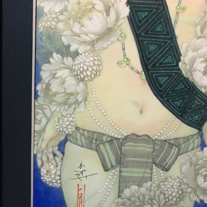 松平一民 「宗像イチキシマヒメ」 52.0×19.0cm Matsudaira Ka