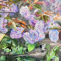 松江利恵  「花影の声」   21×31ｃｍ     Matsue Rie
