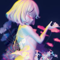 ONOTAKU「ヒカリゴケの明かり」 F3号  　「Lights of Hikarigoke」 (22.0×27.3cm)