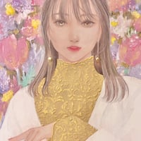 井上知美  「息 吹」  F4号　Inoue Tomomi    「Breath」 (33.3×24.2cm)