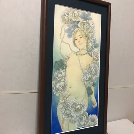 松平一民   「宗像タゴリヒメ」  52.0×19.0cm    Matsudaira Kazutami