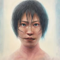 苛原 治  「水分神 (みくまりのかみ)」  P4号　Irahara Osamu   33.3×22.0cm