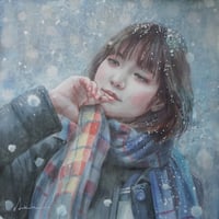 徳田明子　「彼女のサンクチュアリ」　26×26cm