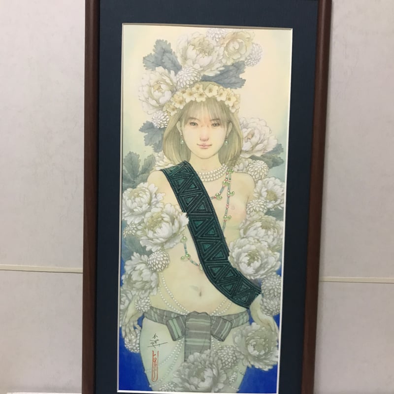 松平一民 「宗像イチキシマヒメ」 52.0×19.0cm Matsudaira Ka