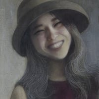 粉川江里子　「陽 光」 F4号      Kokawa  Eriko   「Sunlight」 (33.3×24.2cm)