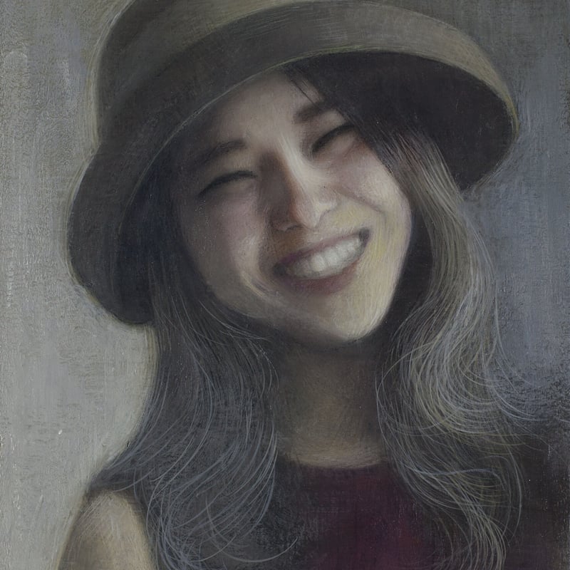 粉川江里子「白く…1」油彩 2015 証明書付 粉川江里子 「陽 光」 F4号 Kokawa Eriko 「Sunlight」