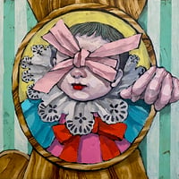 荒木名月 「名付けより先の重さ」  S2号　Araki  Natsuki　(24×24cm)