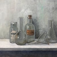 黒木ゆり   「透明な刻」  F6号   　Kuroki  Yuri　(31.8×41.0cm)
