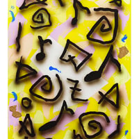 菊地 虹  「SPECTRUM DOODLE MUSIC  24.5.14.2」  F6号    Kikuchi  Ko    (41.0×31.8cm)