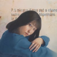 景井享平「アルジャーノン」 F8号　 Kagei kyohei  「Algernon」 (38.0×45.5cm)