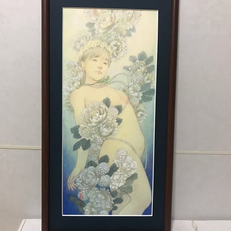 松平一民   「宗像タギツヒメ」 52.0×19.0cm    Matsudaira Kazutami