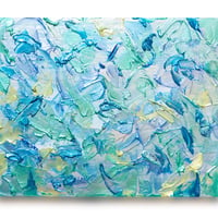 菊地 虹  「色彩の旋律 25.6.1」F3号    Kikuchi  Ko   「Melody of Colors 25.6.1」   (22.0×27.3cm)