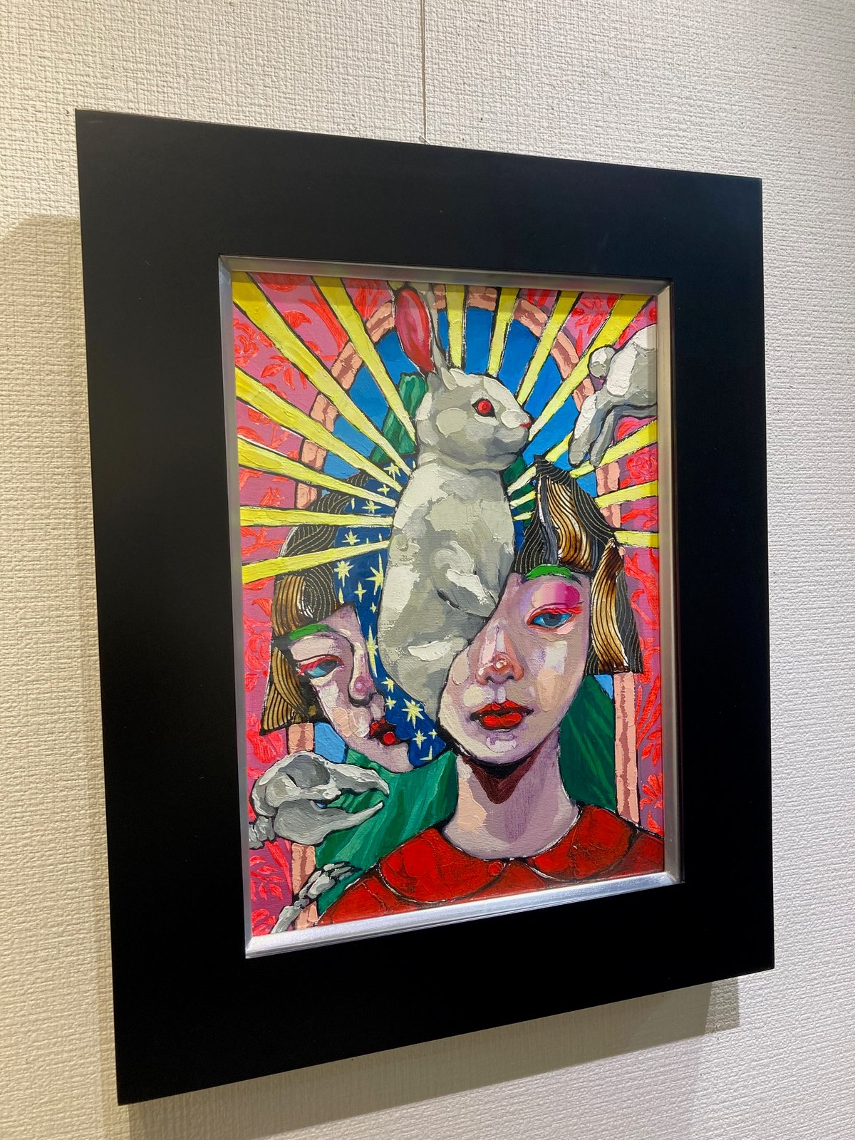 荒木名月「月の娘たち」 F4号 Araki Natsuki 「Girls of the M