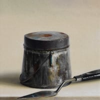 景井享平 「日々」  F0号　　Kagei kyohei  「existence」 (18.0×14.0cm)