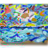 水彩画　印象　No.7 F8号 水彩画 印象 No.7 F8号
