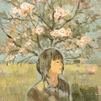 田中ひかり　「satsuki」 F3号　Tanaka Hikari  　(27.3×22.0cm)