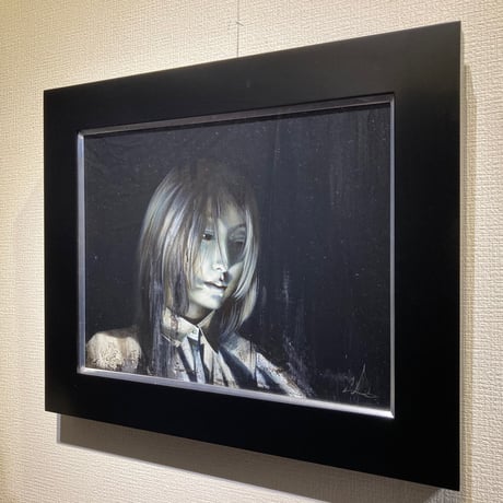 尾崎里樺「border line」  F6号　 Ozaki  Satoka    31.8×41.0cm