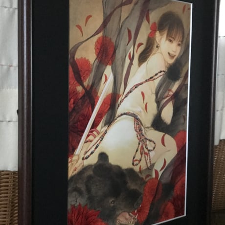 松平一民   「熊襲誅伐」(クマソチュウバツ )  P6号      Matsudaira Kazutami   「 Kumaso Diminution」　41.0×27.3cm