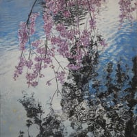 北川安希子　「春うつろい」  P10号　 Kitagawa  Akiko　「Spring's Transience」  (53.0×41.0cm)