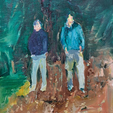 齋藤 大 「夜 道」 F3号 Saito Dai 27.3×22.0cm | 美岳画