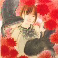 ☆伊藤正一☆「日高山脈と菜の花」アクリル画　F４号　未使用！ ☆伊藤正一☆「日高山脈と菜の花」アクリル画 F4号 未使用！ 絵画