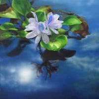 景井享平「水 辺」 F3号　　Kagei kyohei  「waterside」 (27.3×22.0cm)