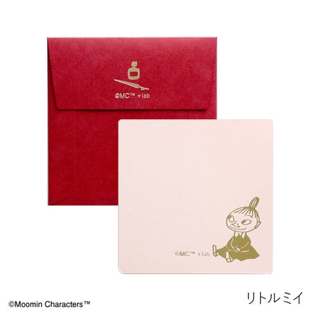 cashico（かしこ）正方形カード・封筒　MOOMIN