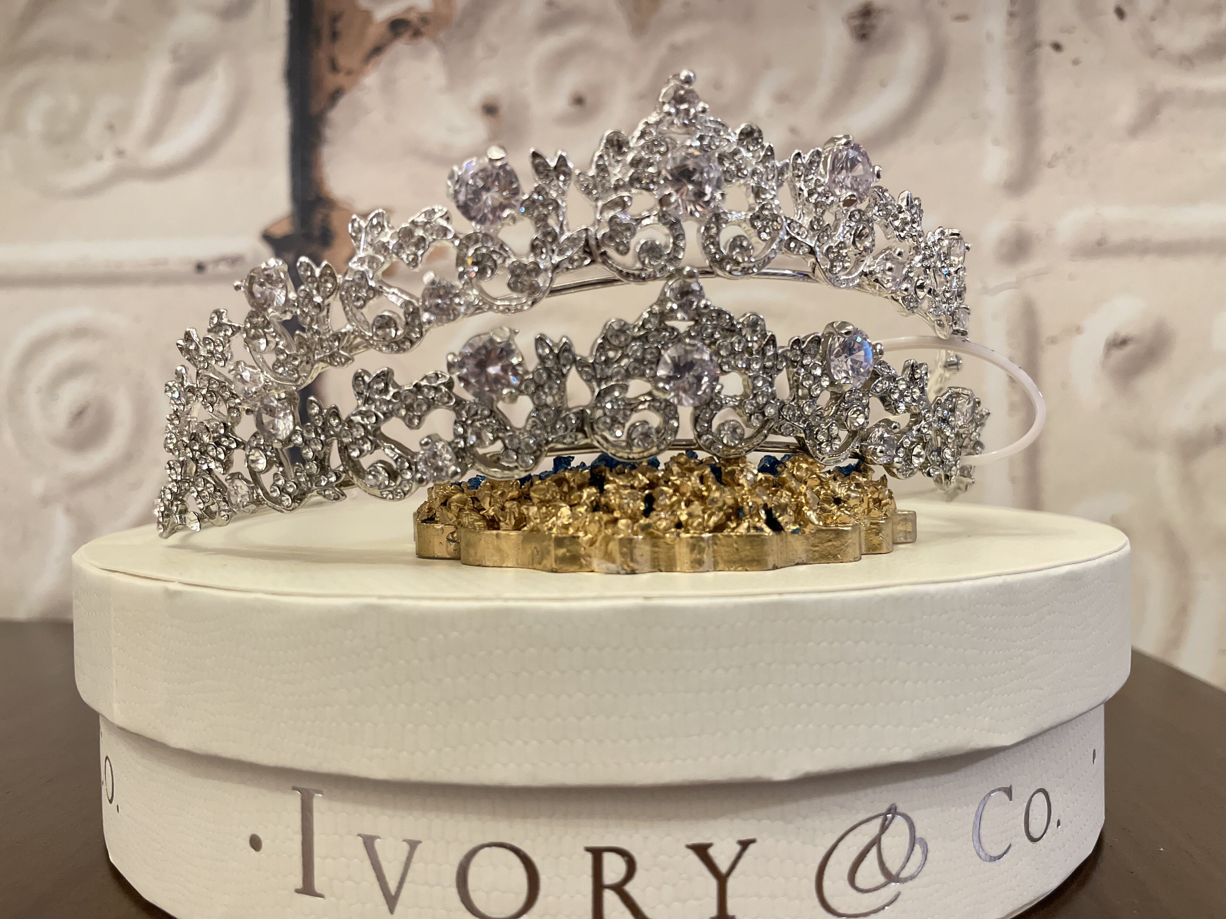 Ivory&Co. Bardot Clementine ティアラ Ivory & Co. Bardot 【Clementine】シルバー | SNOW BRIDAL