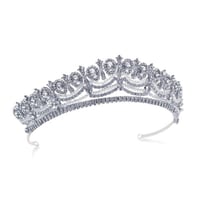 【受注オーダー】Ivory & Co.   Princess Caroline ティアラ シルバー