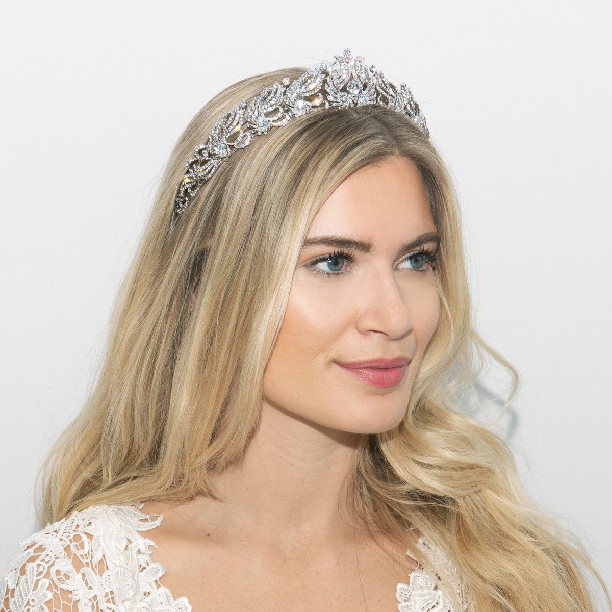 【ウェデング】ivory&co ティアラ Sherilyn Ivory & Co. Bardot 【Clementine】 | SNOW BRIDAL