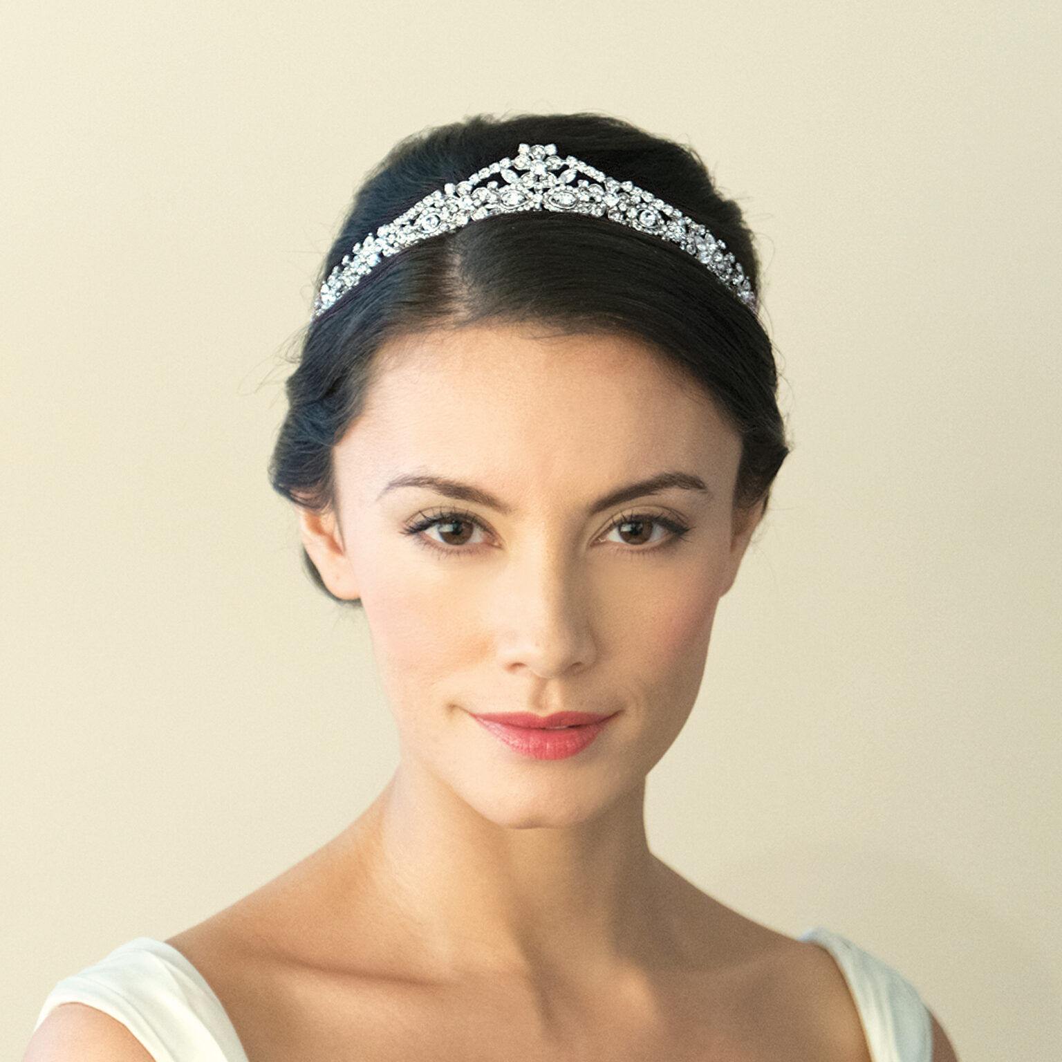 い*ぬ様 【大幅値下げ】ivory&co. ティアラ Ivory & Co. ROWENA Tiara シルバー | SNOW BRIDAL