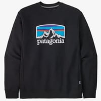 patagonia (パタゴニア)  #39626  Black(BLK )/フィッツロイ・ホライゾンズ・アップライザル・クルー・スウェットシャツ